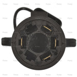 Pollak Trailer Wiring Connector Adapter, 7-Way Blade To 4 Flat - 12-716