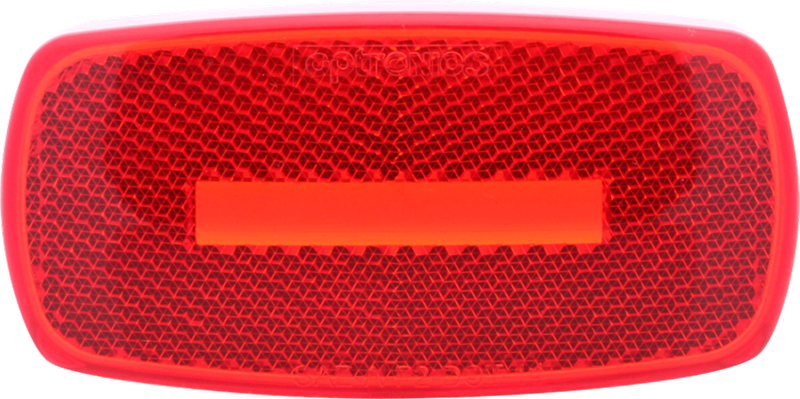 Optronics Turn Signal-Parking-Side Marker Light Lens, Red Lens - A32RBP