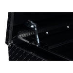 Weather Guard Tool Box, Gloss Black, Aluminum, 27-1/2 in Length x 72 in Width x 18-1/2 in Height - 117-5-04