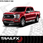 TrailFX Fender Flare, 1-1/2 in Tire Coverage, Black Smooth Paintable Finish, 3-1/4 in Flare Height, Set Of 4 - TFF3011OE