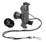 Mob Armor Cell Phone Mount, 90 Degrees of Tilt and 360 Degrees of Rotation, Black, Aluminum - MOBM2-BLK-LG