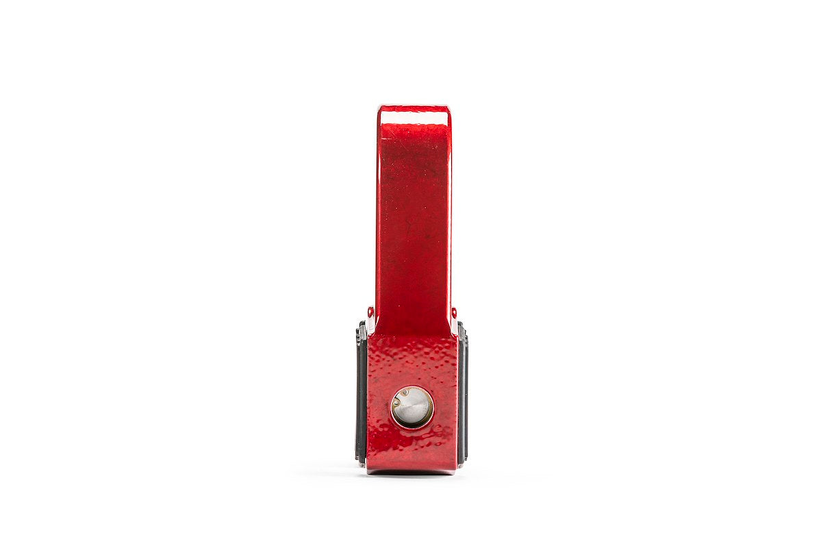 Factor 55 Winch Cable Shackle Mount, Fits 3/8 in Steel Cable/Synthetic Winch Rope, 16000 lb Load Capacity, Red - 00080-01