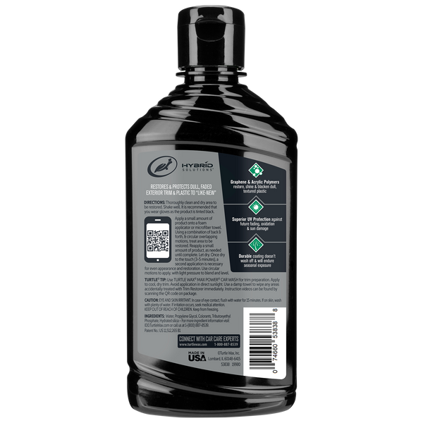 Turtle Wax Inc. Trim Restorer, 10 oz - 53838