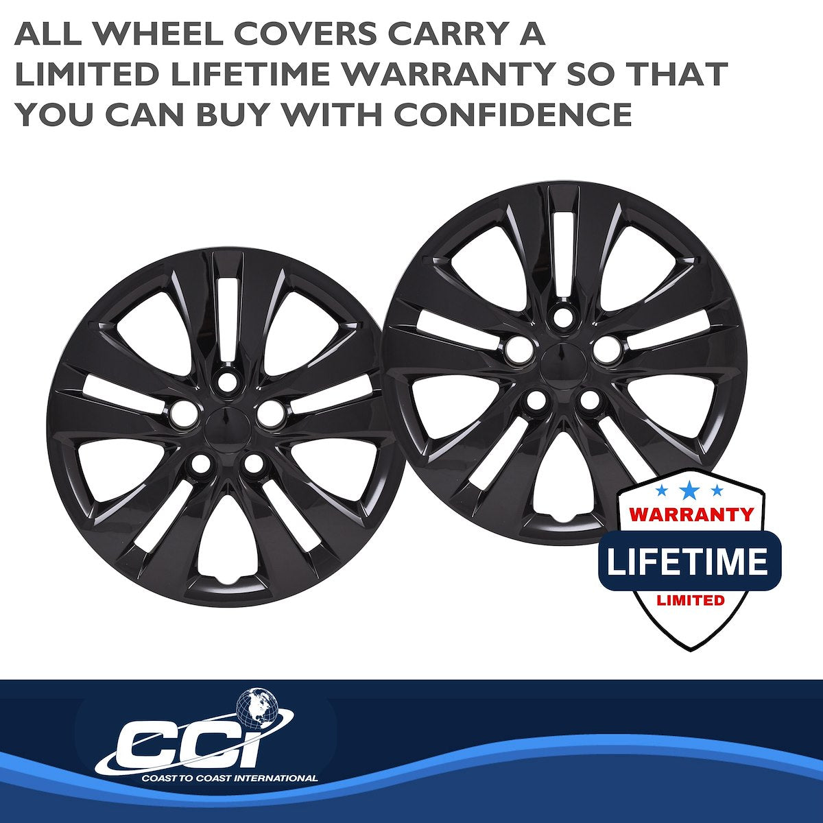 Coast2Coast Universal Wheel Covers 54816BLK product image 4