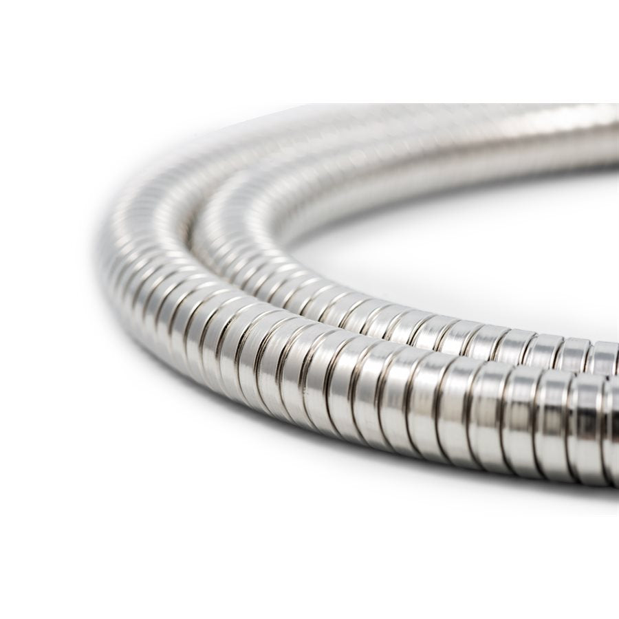 Camco Shower Head Hose, 60 in Length, Fits Standard 1/2 in Shower Arm, Chrome - 43716