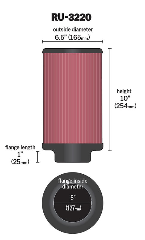 K&N Filters RU-3220 product image 3