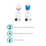 Dura Faucet Faucet Stem And Bonnet, 1/4 Turn Washerless Valve Compression, With 2 Seat/2 Spring Assembly/Bonnet Nuts - DF-RK200