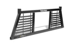 BackRack Headache Rack, Half Louvered, Black, Steel - 149LV