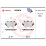 Brembo Brake Pads P06093N product image 5
