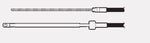 Uflex Boat Steering System Cable, 16 ft Length, Black, Stainless Steel Output End Fitting - M66X16