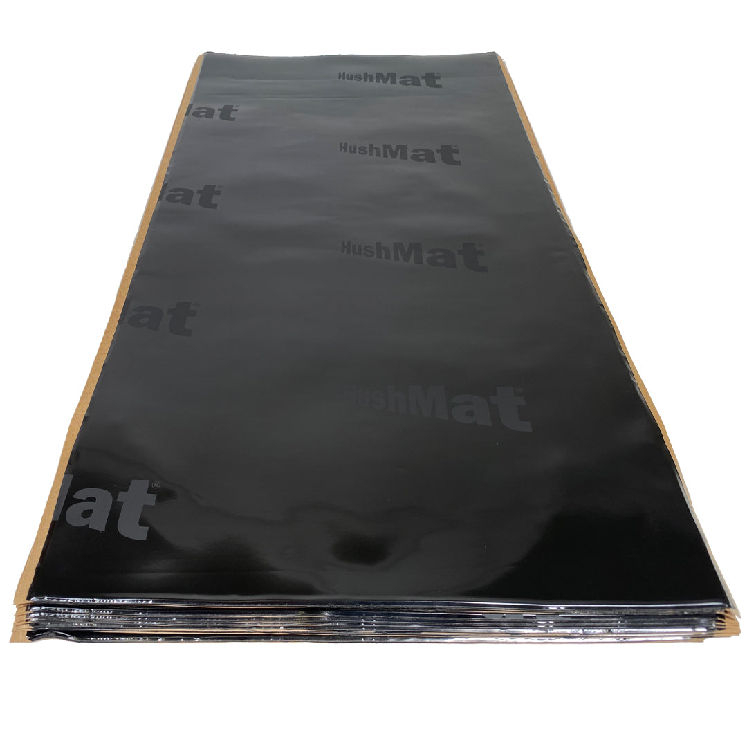 HushMat Sound Dampening Kit, Use To Reduce Heat And Noise, 1.5 Millimeter Thickness, Butyl With Aluminum Backing - 10300