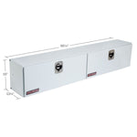 Weather Guard Tool Box, 2 Doors, White, Steel - 296-3-02