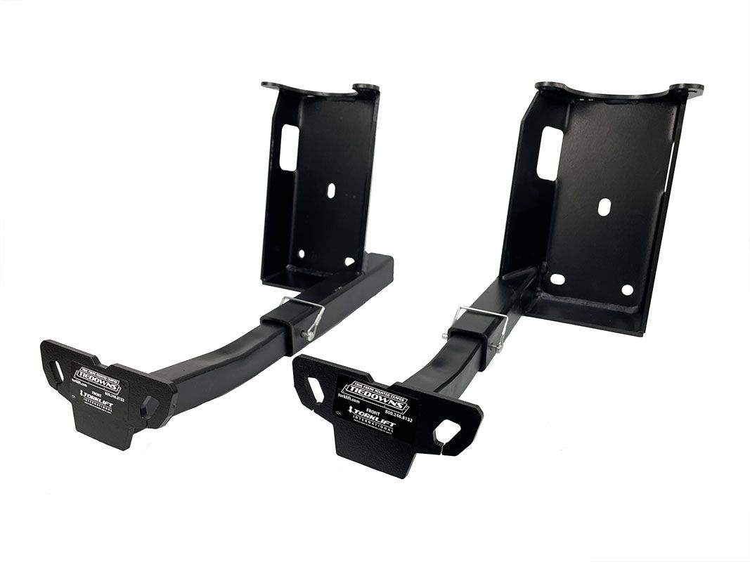 Torklift Camper Tie Down, No Drilling Required, Black, Forged Steel, Set Of 2 - D2142