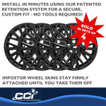 Coast2Coast Wheel Skins & Styled Wheel Covers IWCIMP428BLK product image 5