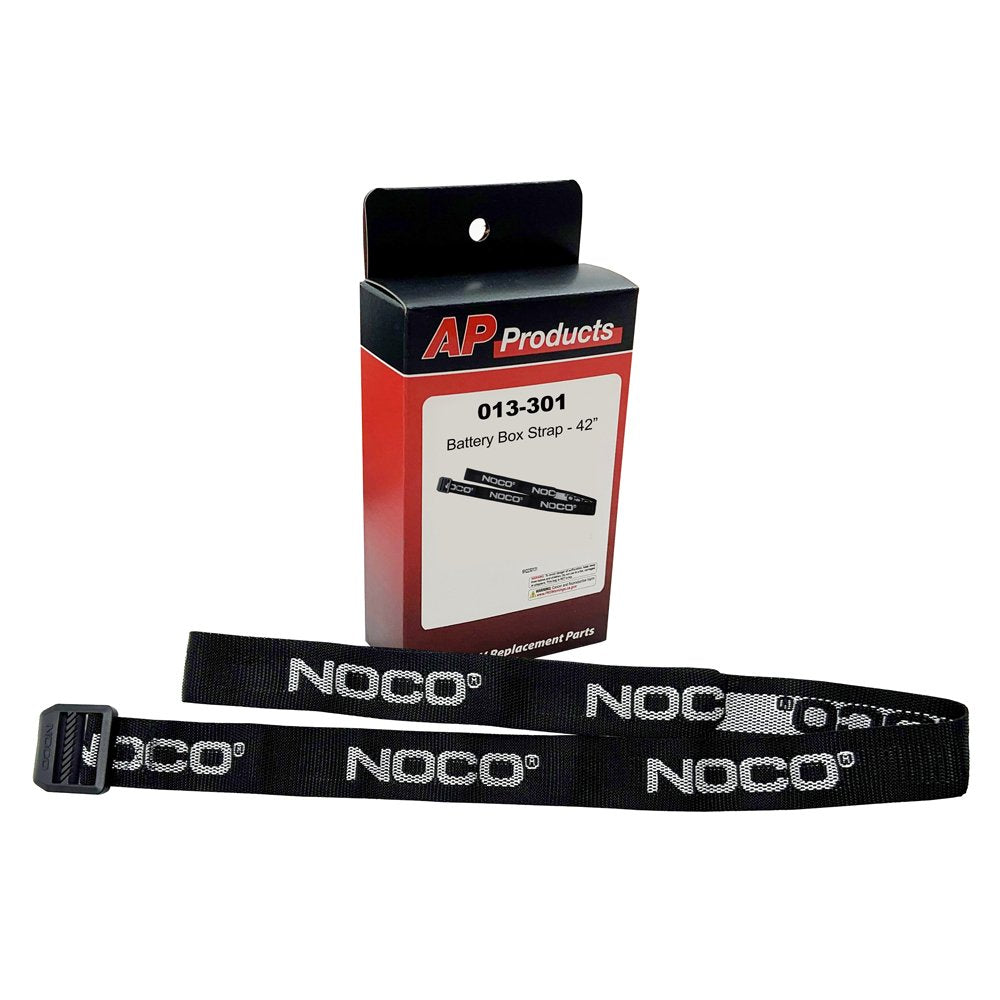 AP Products Battery Box Strap, 42 in Length, Black - 013-301