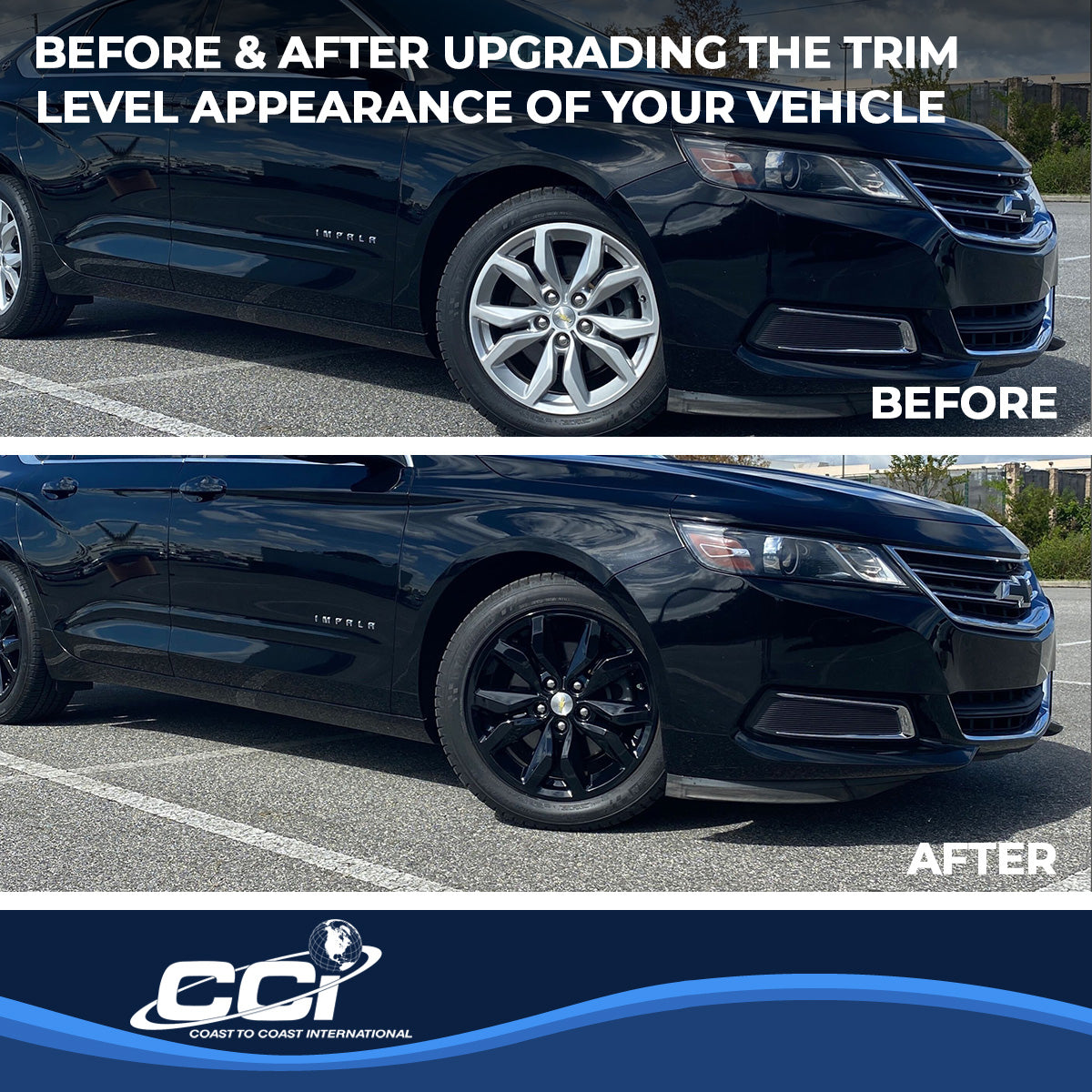 Coast2Coast Wheel Skins & Styled Wheel Covers IWCIMP407BLK product image 5
