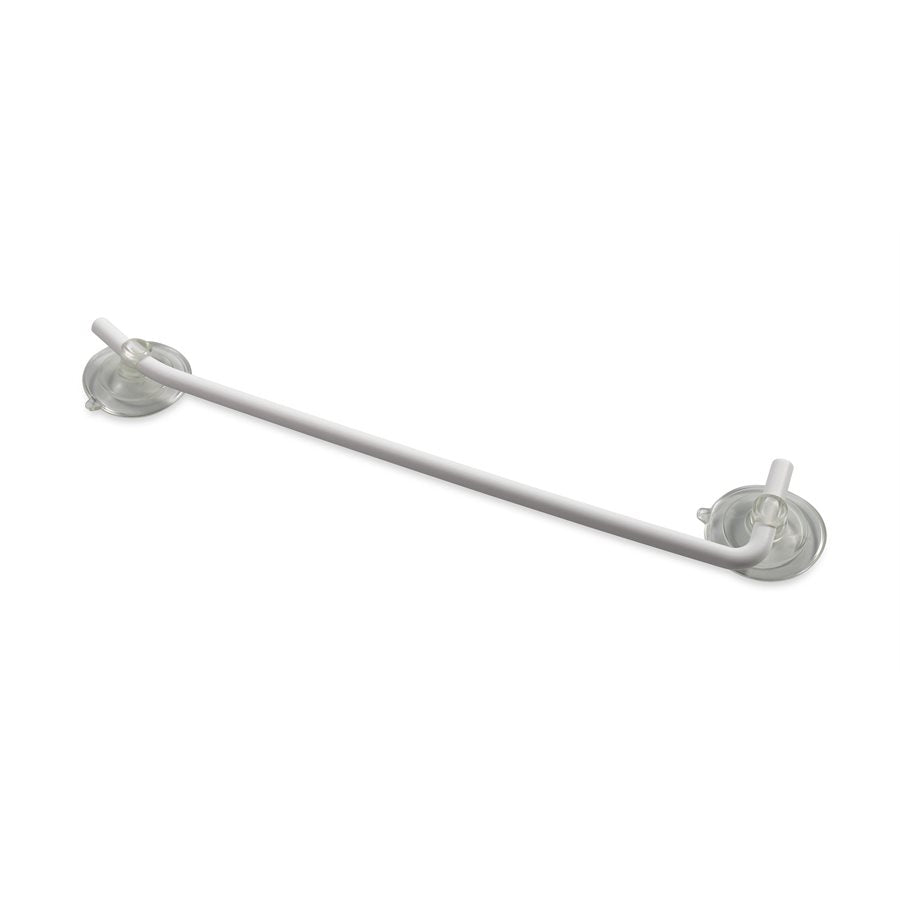 Camco Refrigerator Door Vent Prop, 12 in Length Bar, White, With 2 Suction Cups - 45641
