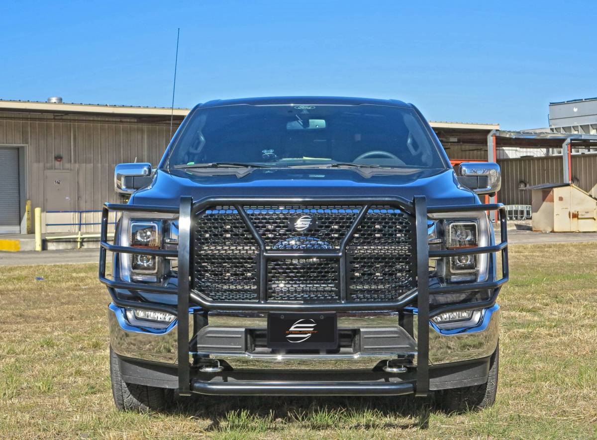 Steelcraft Grille Guard, HD Series, 1-Piece, Black - 50-1420C