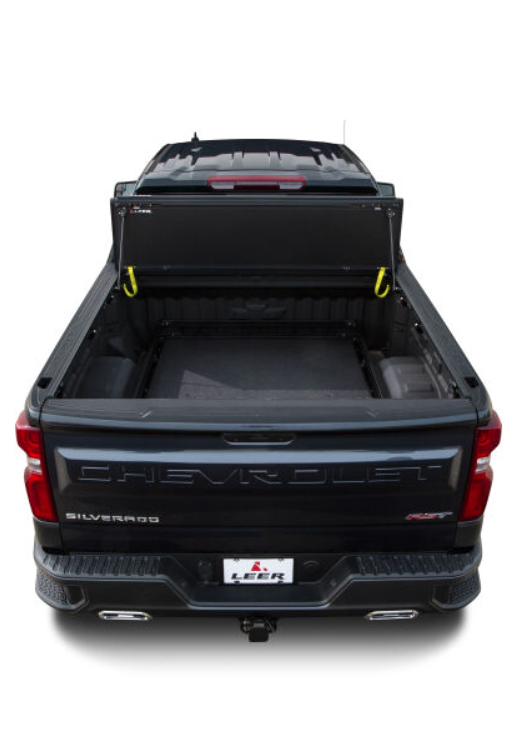 Leer Tonneau Cover, HF650M, 3 Folds/4 Panels, Black Matte - 650300