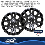 Coast2Coast Wheel Skins & Styled Wheel Covers IWCIMP404BLK product image 3