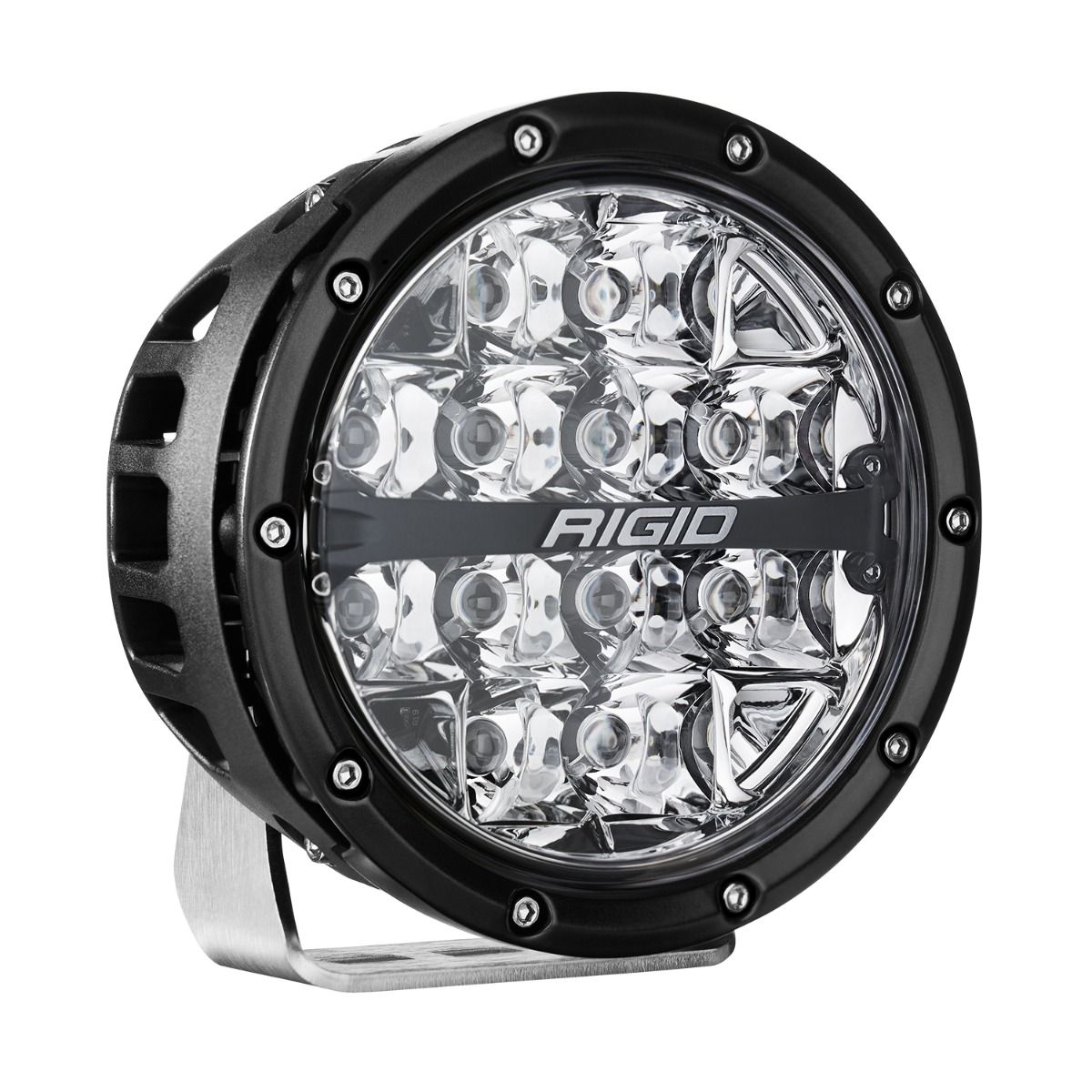 Rigid Industries Driving/Fog Light, 360 Series, LED Bulb, 6 in Round, Set Of 2 - 36412