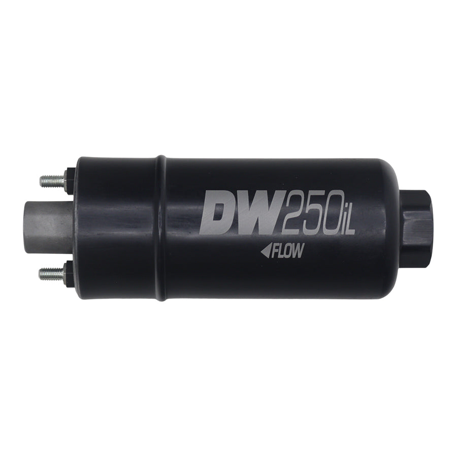 Deatschwerks Fuel Pump Electric, DW250iL Series, 13.5 V In-Line, 100 PSI Maximum Pressure - 9-250