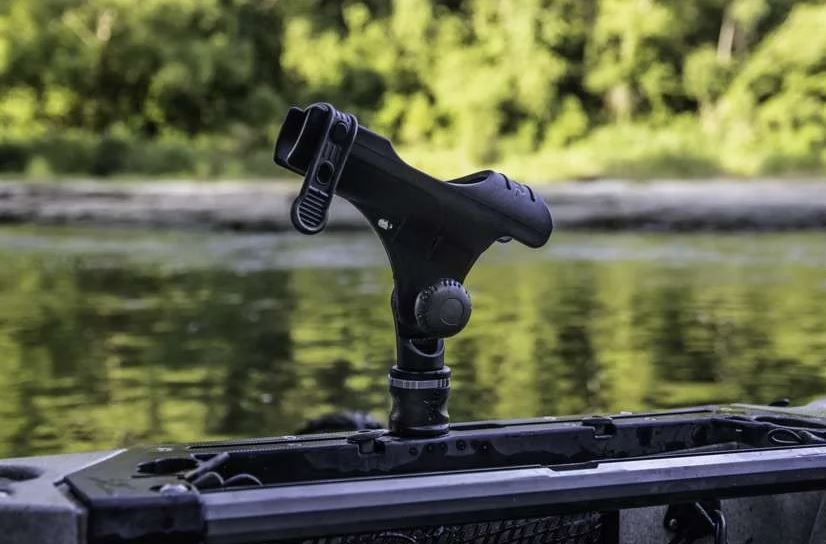 Railblaza Fishing Rod Holder, Black, 7.2 in Width x 2.9 in Depth - 08-0086-11