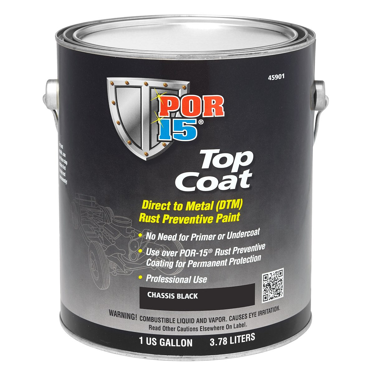Por 15 Paint, Chassis Black, 1 gal - 45901