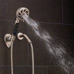 Oxygenics/ ETL Shower Head, Hand Held With 72 in Hose, With 5 Function Spray Settings, 3-3/4 in Outer Diameter - 92489