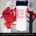 Fill-Rite Liquid Transfer Tank Pump Filter, Filters To 10 Microns, 18 gal Per Minute, 50 PSI Maximum Operating Pressure - 1200KTF7018