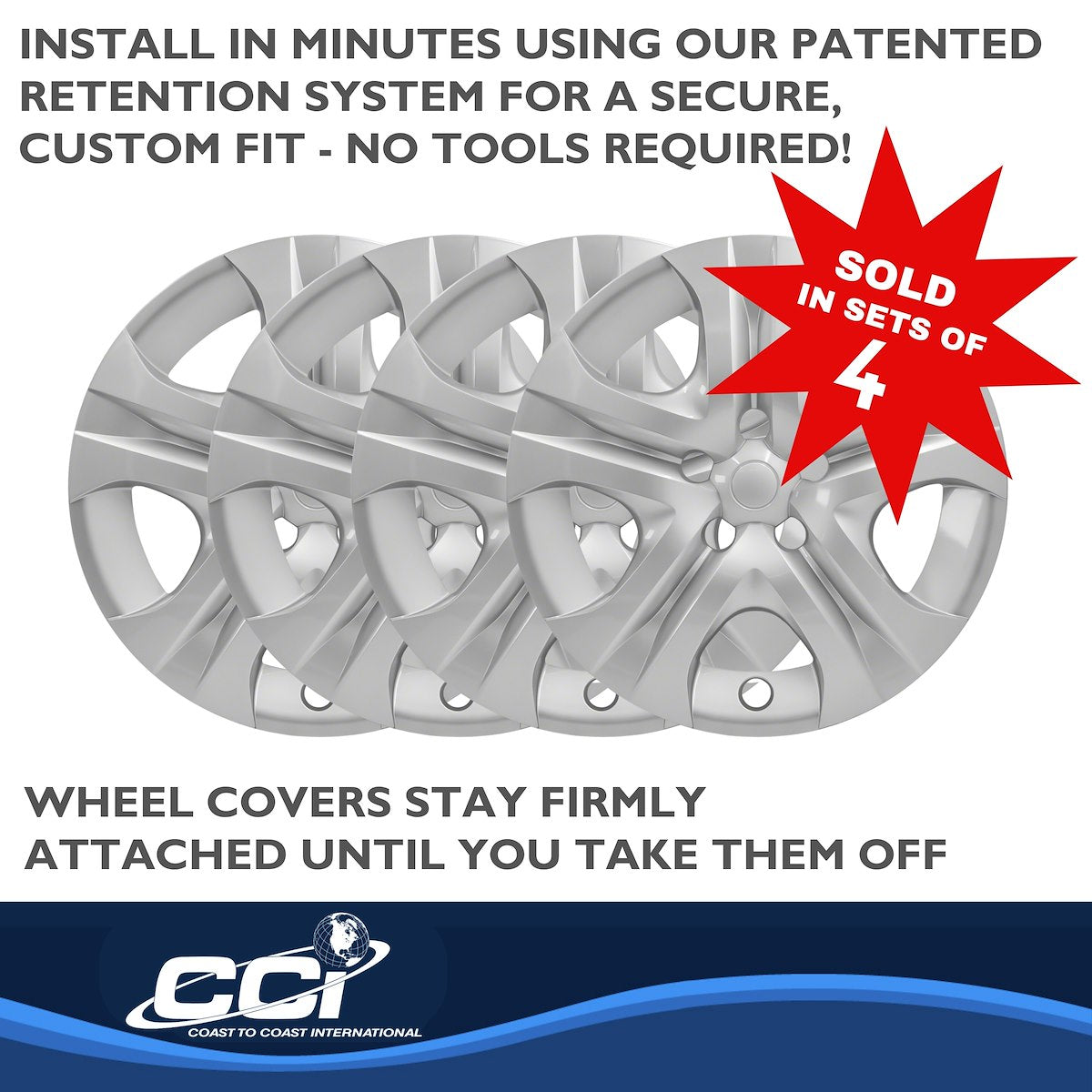 Coast2Coast Universal Wheel Covers IWC50417S product image 4