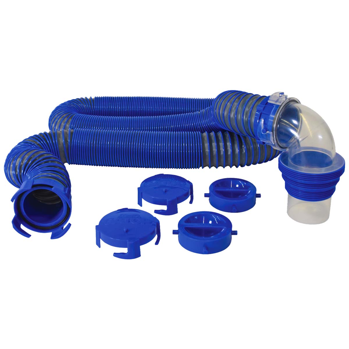 Duraflex Sewer Hose, 20 ft Extended Length, 76 in Compressed Length, 3 in Hose Diameter - 22006