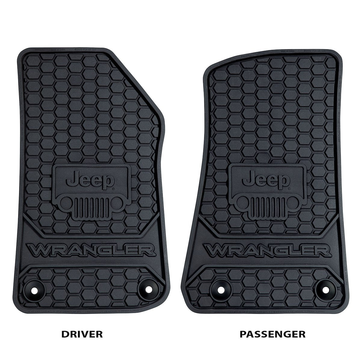 Plasticolor Floor Mat, Black, 2 Piece - 001805R01