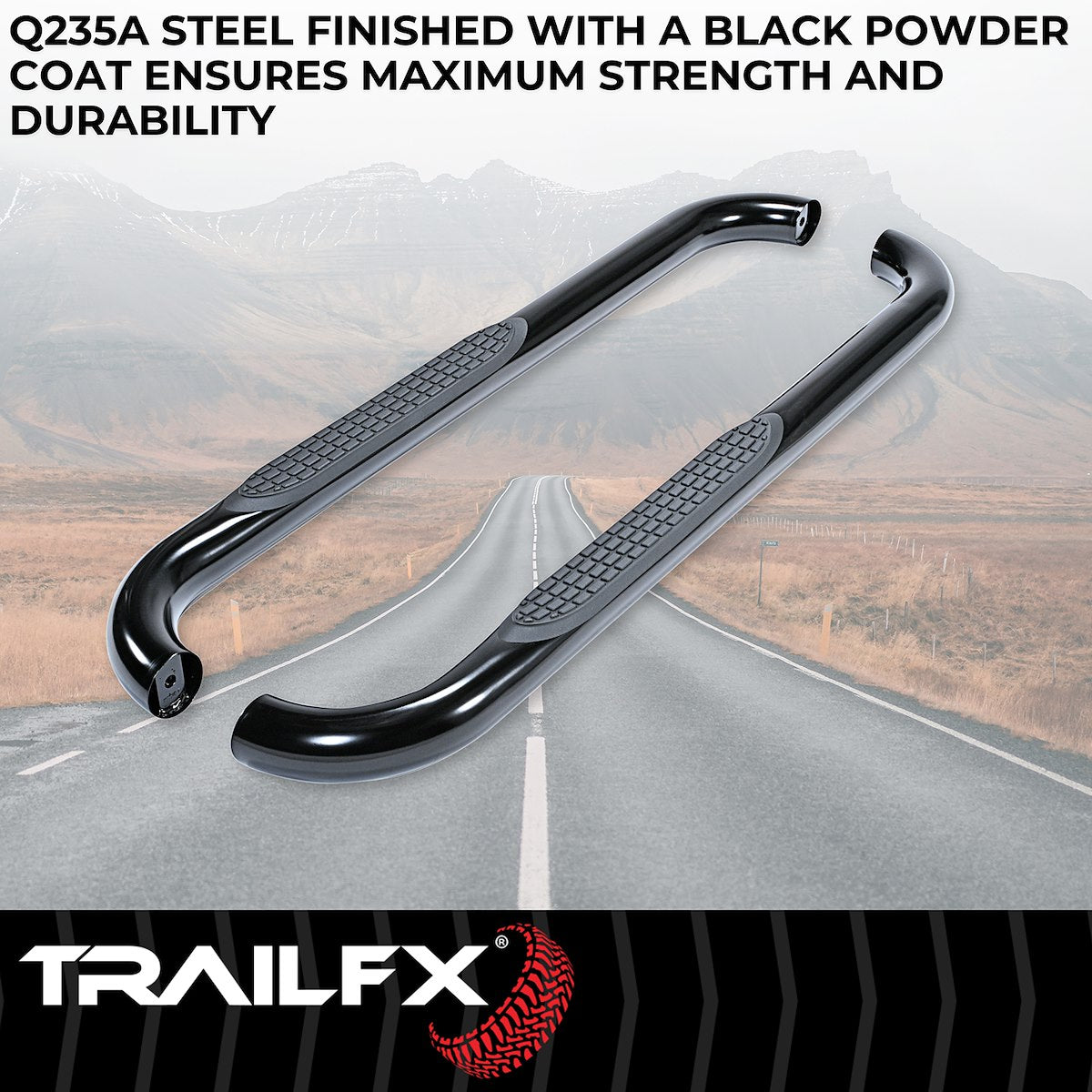 TrailFX Running Boards & Nerf Bars A0042B product image 2