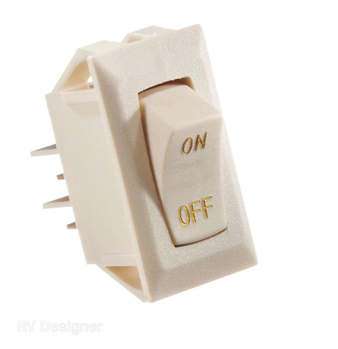 RV Designer Multi Purpose Switch, 10 amp Max, 0.550 in x 1.125 in Cutout - S279
