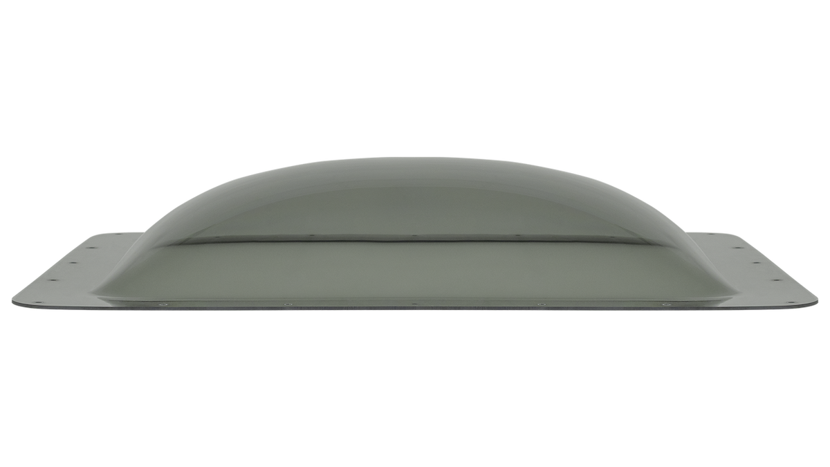 Icon Skylight, 4 in High Bubble Type Dome, For 22 in Length x 14 in Width Opening, 26 in Length x 18 in Width Flange - 12080