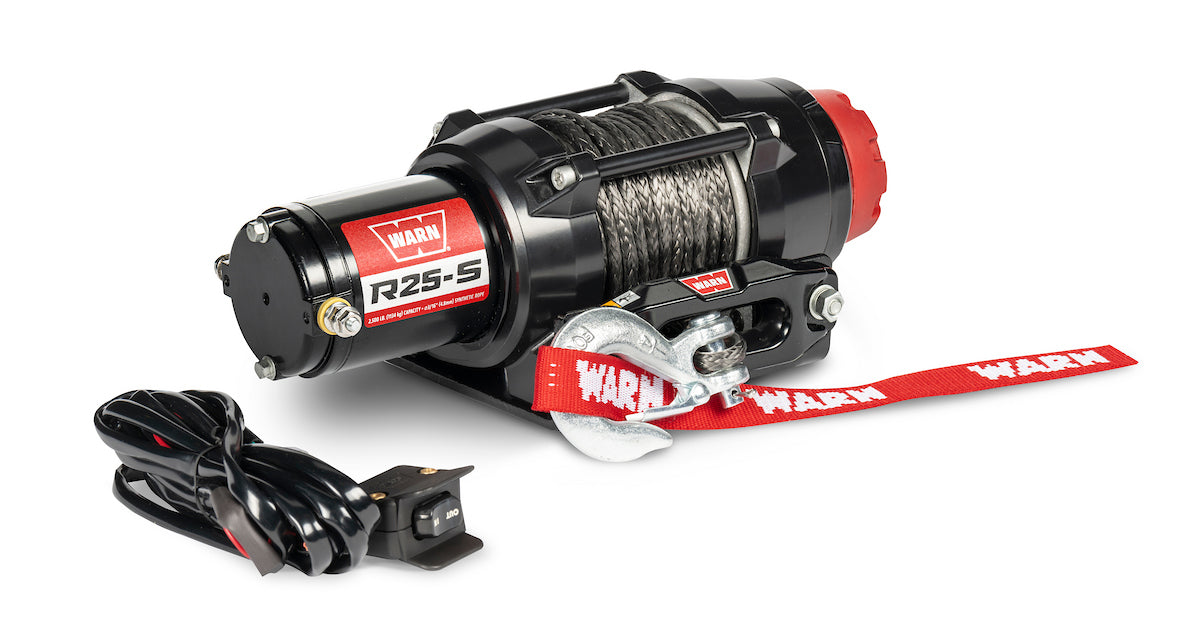 Warn Winch, R25-S Series, 12 V Electric, 2500 lb Line Pull Capacity - 110020