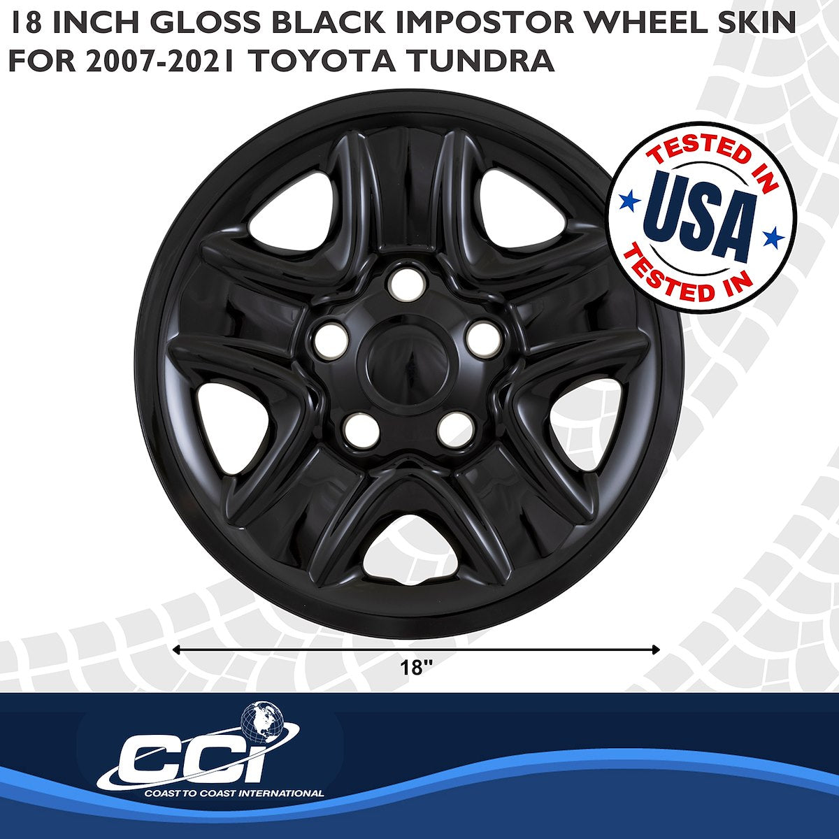 Coast2Coast Wheel Skins & Styled Wheel Covers IMP77BLKN product image 3
