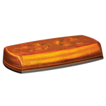 Ecco Electronic Warning Light, 15 in Length x 9 in Width x 2-1/2 in Height, Amber LED Lens, 18 Flash Patterns - 5580A