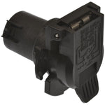 Pollak Trailer Wiring Connector, 7 Way Blade, Black - 7WB-109V
