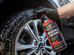 Meguiars Wheel Cleaner, For Clear Coated/Factory Painted/Chrome Wheels And Tires, 32 oz Spray Bottle - DRTU14332