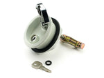 WhiteCap Industries Multi Purpose T Handle Latch, White, 3/8 in shaft - S-0226WC