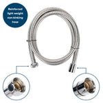 Camco Shower Head, Hand Held With 60 in Hose, With 5 Available Spray Settings, Fits Standard 1/2 in Shower Arm - 43713