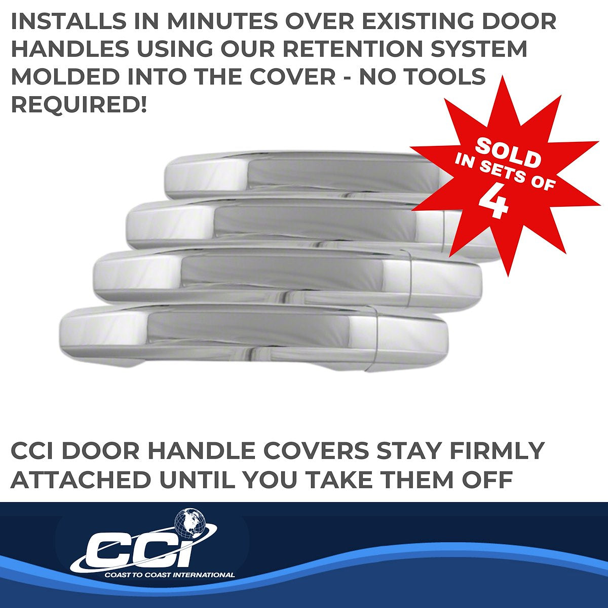 Coast2Coast Door Handle Covers CCIDH68565B product image 3
