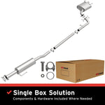 BRE Exhaust Exhaust System Kit, Direct-Fit Exhaust Series Cat-Back System, Aluminized Steel, 2 in Pipe Diameter - 106-0078