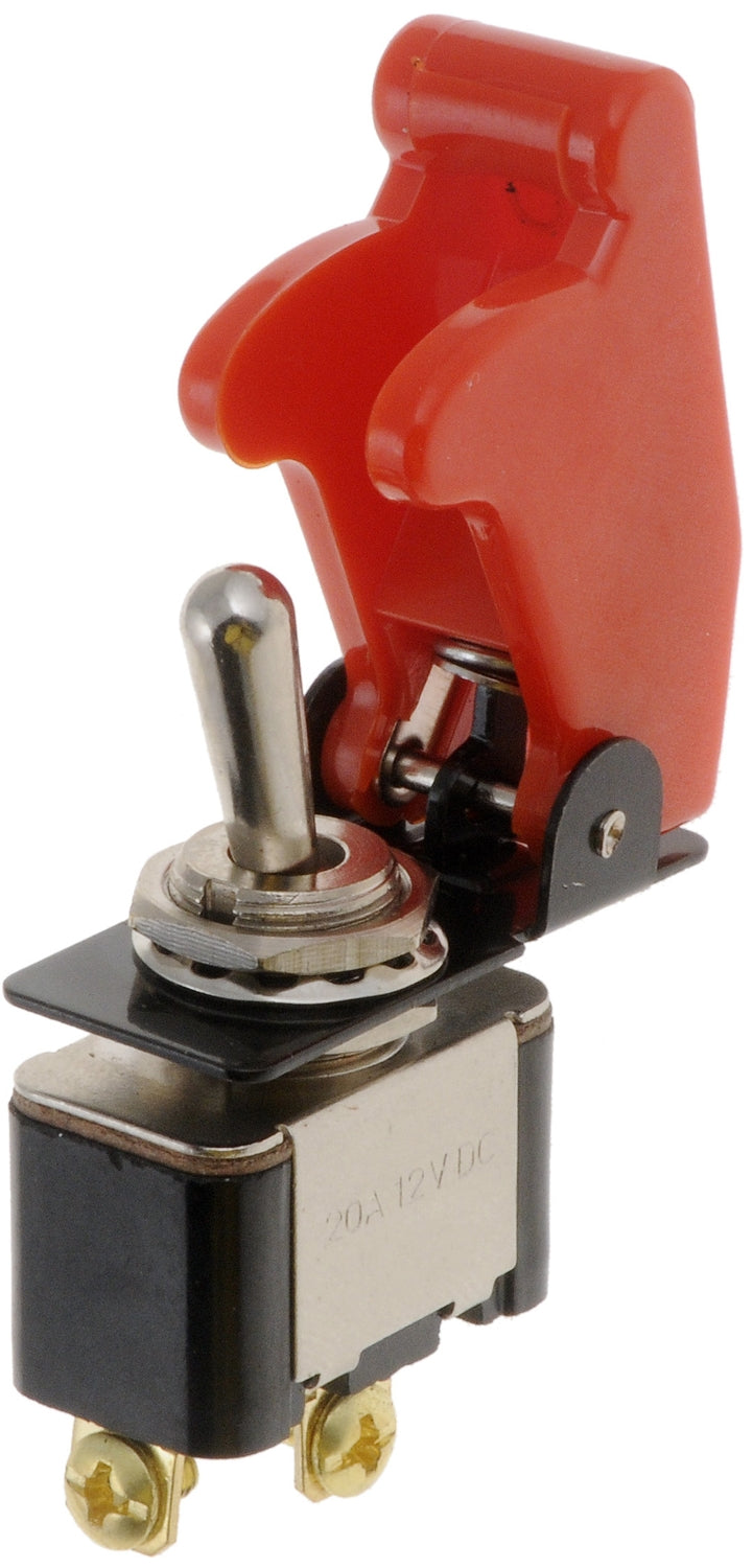 Dorman Multi Purpose Switch, 12 V, 20 amp Max, With Brass Screw Type Connectors and Red Safety Cover - 84815
