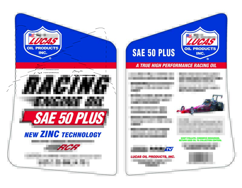 Lucas Oil Oil, SAE 50 Plus, 5 qt Jug - 10347