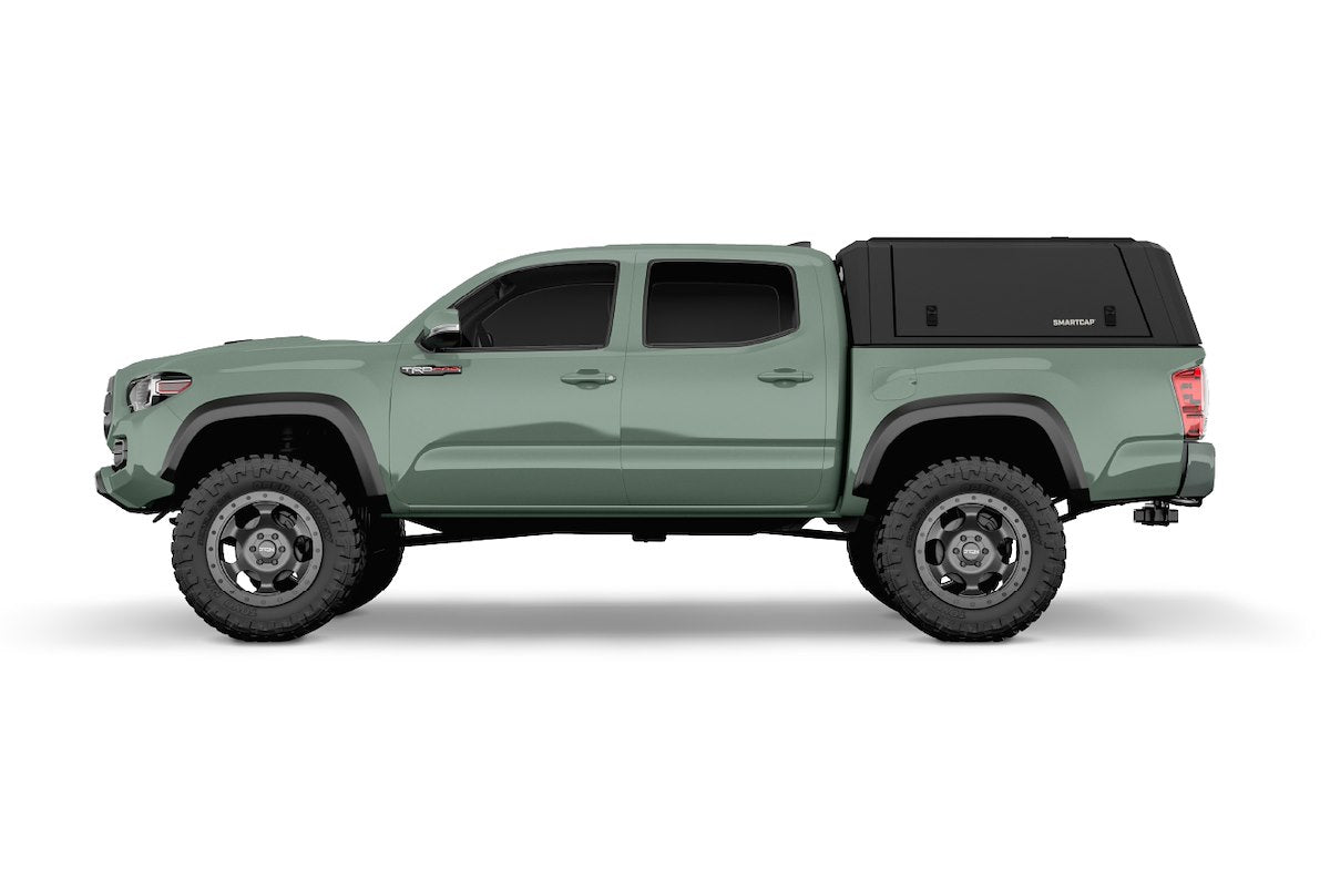SmartCap Truck Cap, Holds Up To 330 lb When Moving And 770 lb When Parked, Matte Black, Stainless Steel - ED1316-MB