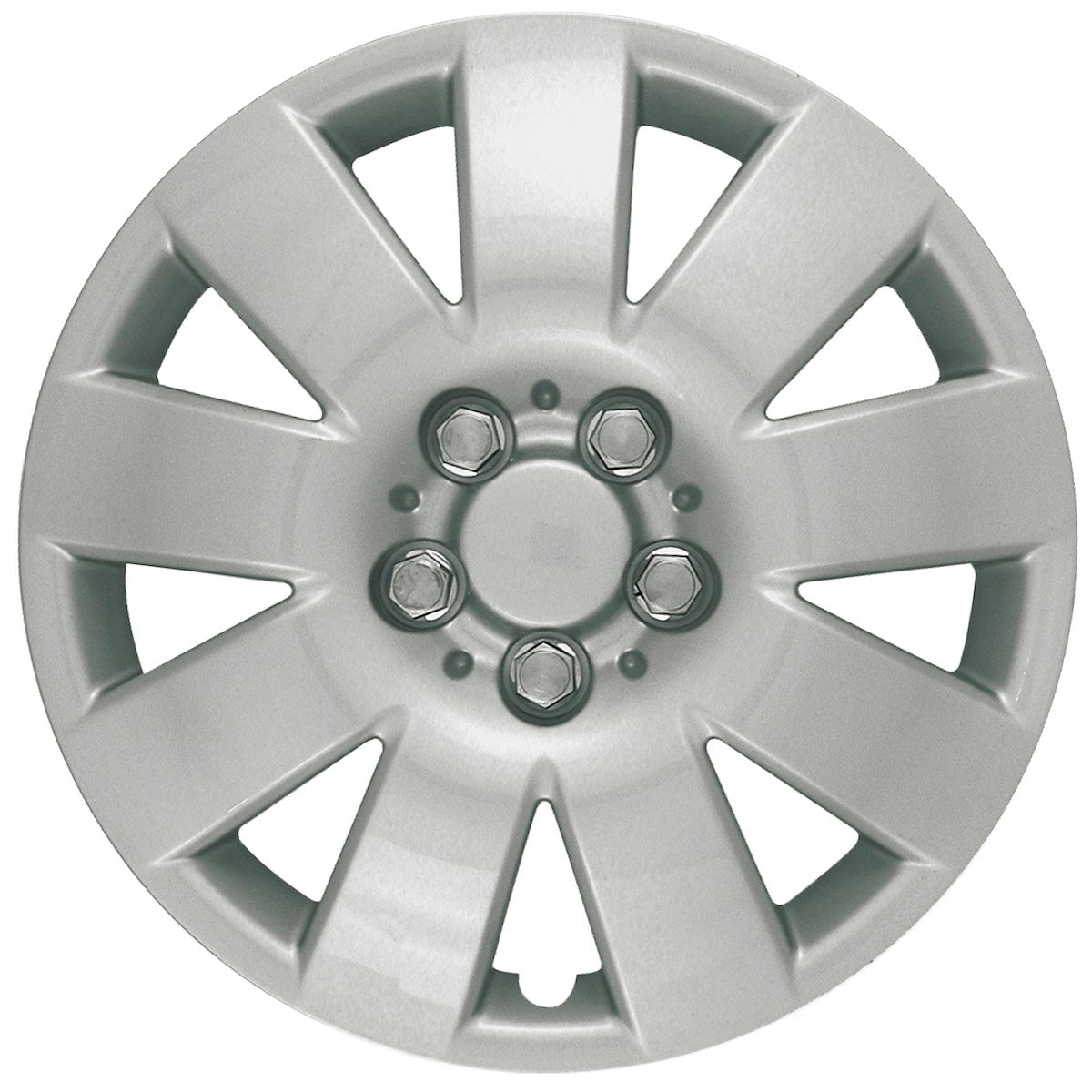 Coast2Coast Wheel Cover, 15 in, 9 Spoke, Spring Steel Clip, Set Of 4 - IWC41015S