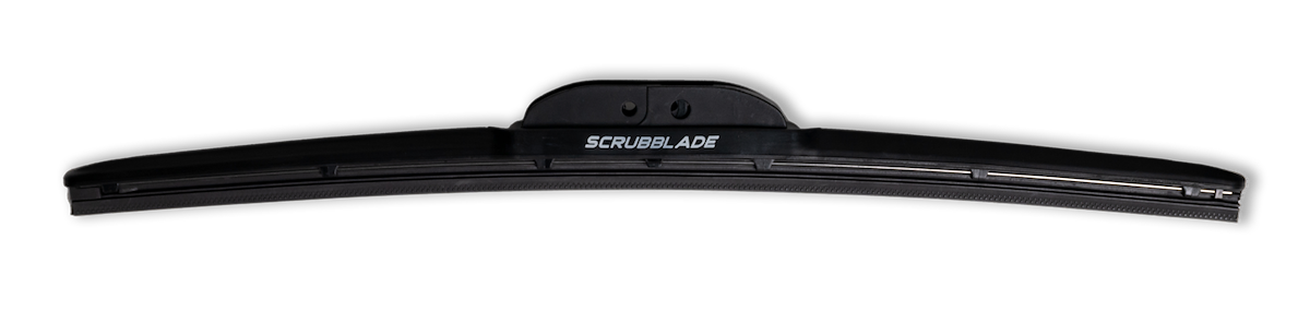 Scrubblade Windshield Wiper Blade, Black Edition, 15 in Length, Black - PB1500